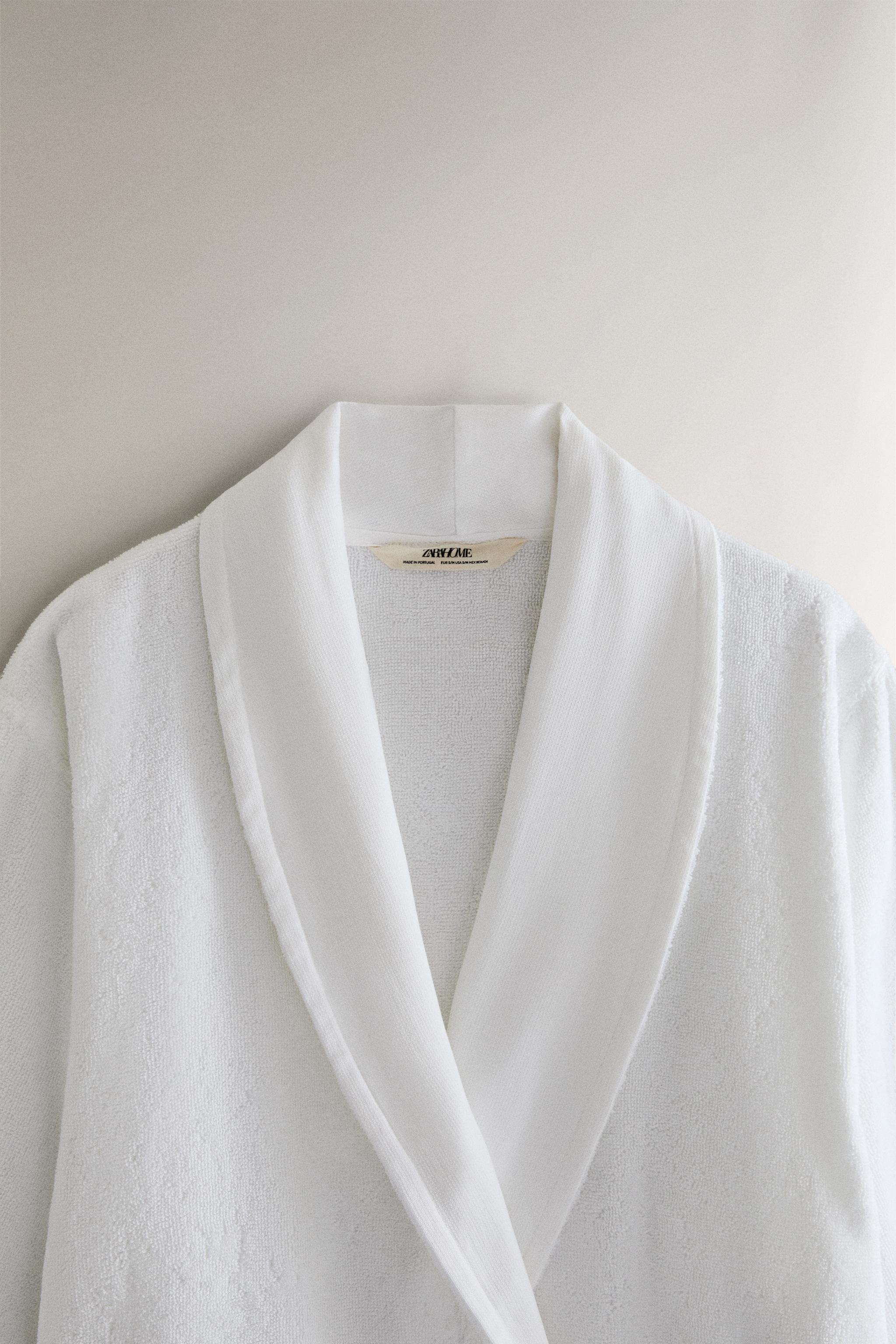 PEIGNOIR COTON TISSU APPLIQUÉ